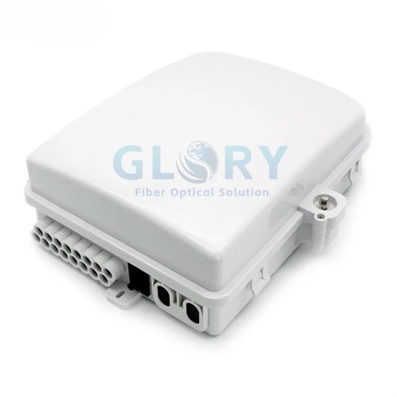 Pared de caja de fibra óptica