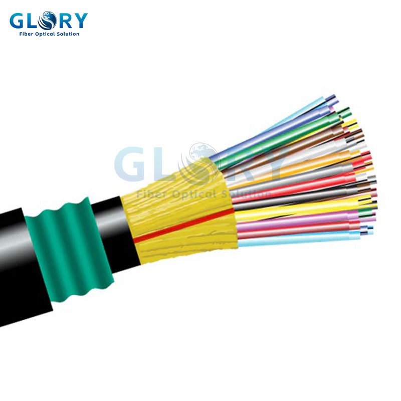 Cable de fibra óptica blindado para exteriores