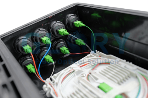 Fiber Splice Enclosure Box works with many cable types Fiber Splice Enclosure Box works with many cable types